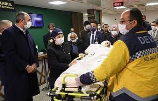 Küçük Asiye’yi Antalya’ya Bakan Gül uğurladı