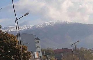Kulp’un dağlarına mevsimin ilk karı yağdı