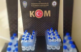 Kuşadası’nda yeni yıl öncesi sahte alkol denetimi