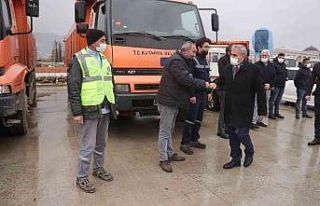 Kütahya, karlı mücadeleye hazır