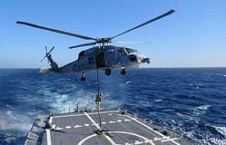 Libya açıklarındaki fırkateynde SAT timi tarafından;...