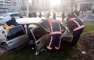 Malatya’da trafik kazası: 1 yaralı