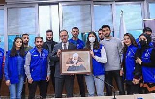 Malatya’dan gençler Bakan Kasapoğlu ile görüştü