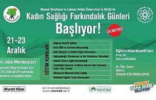 Mamak’ta Kadın Sağlığı Farkındalık Günleri...