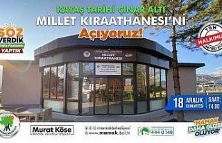 Mamak’taki Kayaş Tarihi Çınar Altı Millet Kıraathanesi...
