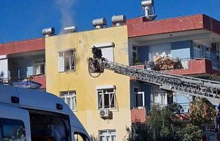 Manavgat’ta ev yangını korkuttu