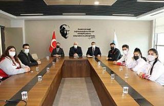 Manisa Büyükşehir Belediyesi başarılı sporcuları...
