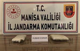 Manisa’da 1 kilo 350 gram esrar ele geçirildi