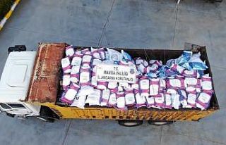 Manisa’da 59 ton sahte gübre ele geçirildi