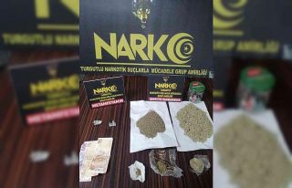 Manisa’da uyuşturucu operasyonu: 3 gözaltı