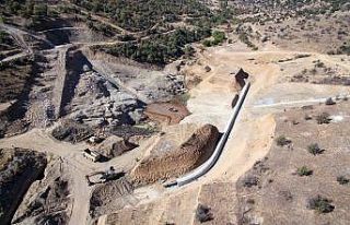 Manisa’nın 6. barajında gövde dolgusuna başlandı