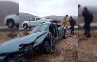 Mardin’de trafik kazası: 1 yaralı