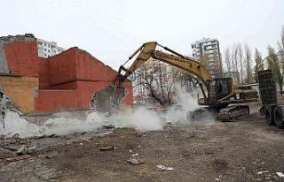 Melikgazi’de tehlike arz eden ve metruk yapılar...