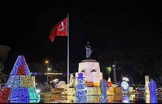 Menteşe’nin cadde ve sokakları yeni yıla hazır