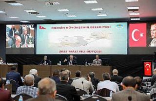 Mersin Büyükşehir Belediyesinin 2022 yılı bütçesi...