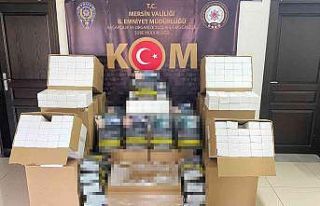Mersin’de kaçak sigara üretim atölyesi ortaya...