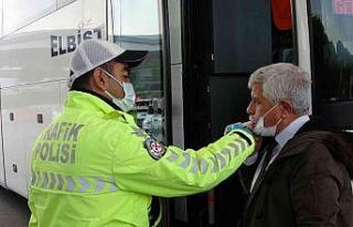 Mersin’de yolcu otobüslerine kış denetimi