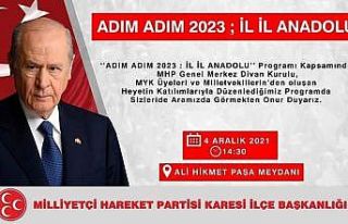 MHP’den adım adım 2023 Anadolu buluşması Balıkesir’de...