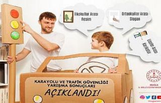 Milas’ta üç okul trafik güvenliği yarışmalarında...