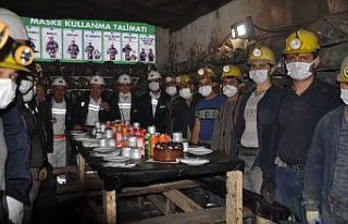 Milletvekili Özkan madende işçilerle buluştu