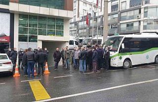 Minibüsçülerden Tekirdağ Büyükşehir Belediyesine...