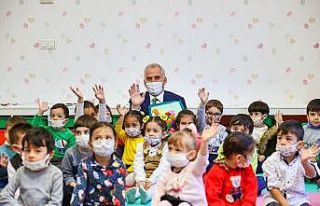 Miniklere özel açılan projeye ziyaret