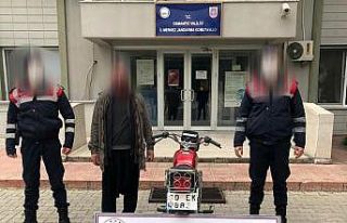 Motosiklet çalan zanlı yakalandı