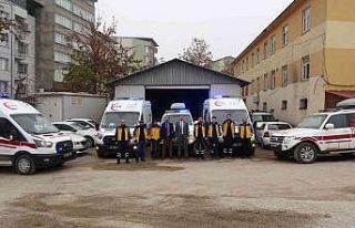 Muş 112 Acil Servis ekipleri kışa hazır
