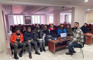 Muş’taki gazetecilere drone eğitimi