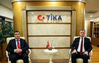 NEVÜ Rektörü Aktekin TİKA Başkanı Serkan Kayalar’ı...