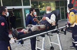 Odun kesmek isterken kolunu kesti