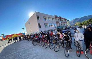 Öğrencilere bisiklet kullanırken uyulması gereken...