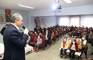 Öğrencilere çevre yönetimi semineri verildi