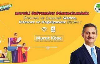 Öğrencilerin doğal gaz ve internet giderlerini...