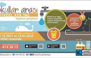 Okullar arası bitkisel atık yağ toplama yarışması...