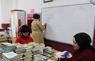 OMÜ öğrencilerinden kütüphane seferberliği