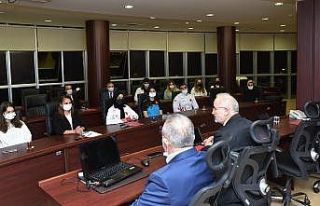 OMÜ şampiyonlarını ağırladı