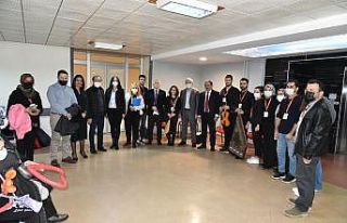 OMÜ Tıp Fakültesi Hastanesi’ne gönüllüler...