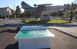 Ordu’nun parklarında masa tenisi