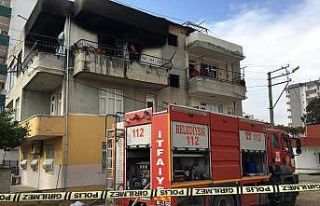 Osmaniye’de ev yangınında 1 kişi dumandan etkilendi