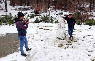 Osmaniye’de yüksek kesimler beyaza büründü