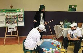 Özel çocuklardan özel bilim fuarı