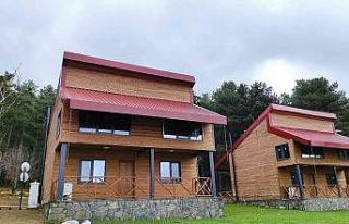 (Özel) Yayladaki bungalov evlerin yılbaşı rezervasyonları...