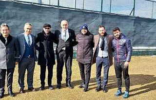 Öztürk Erzurumspor antrenmanında