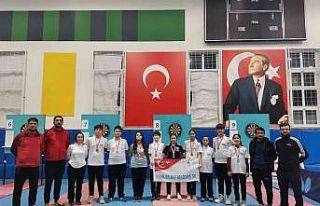 Pamukkaleli dartçılardan 18 madalya
