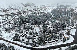 Paşabahçe’de kış masallarını andıran görüntüler
