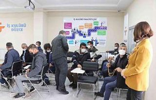 Personele yüksekte çalışma eğitimi verildi