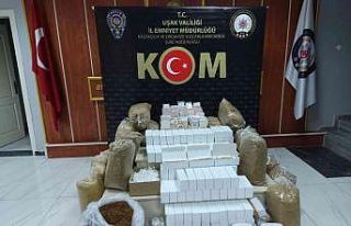 Piyasa değeri 1 milyon TL’den fazla kaçak tütün...