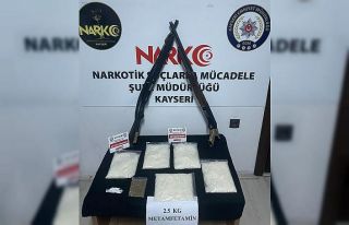Piyasa değeri 600 bin TL olan uyuşturucu madde ele...