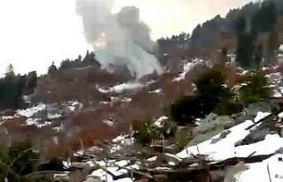 PKK sığınağında ele geçirilen patlayıcılar...